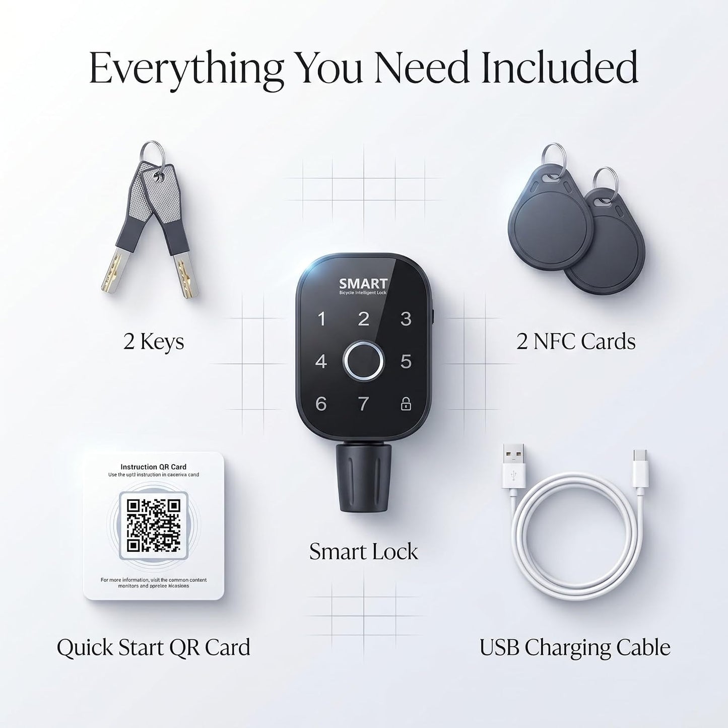 Biometric 5-in-1 Smart Security Lock