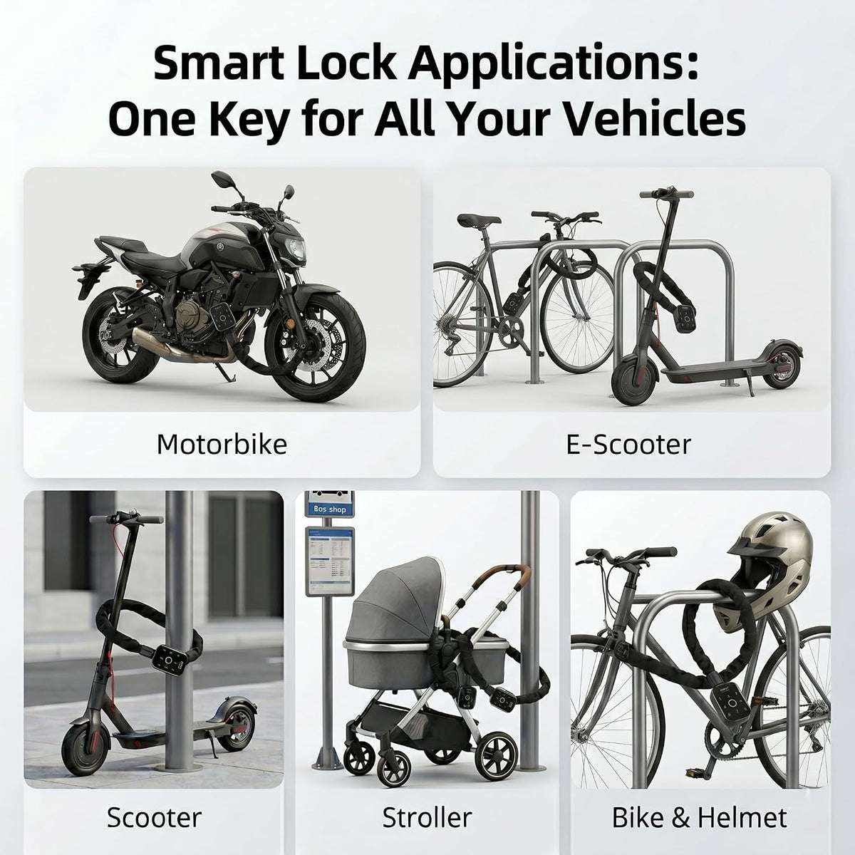Biometric 5-in-1 Smart Security Lock