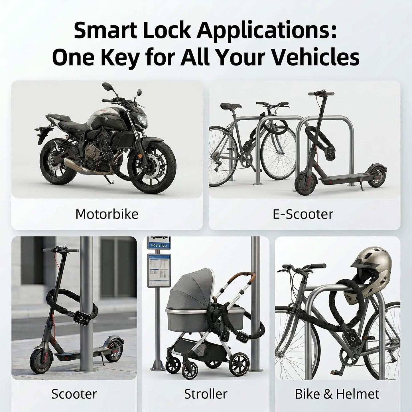 Biometric 5-in-1 Smart Security Lock