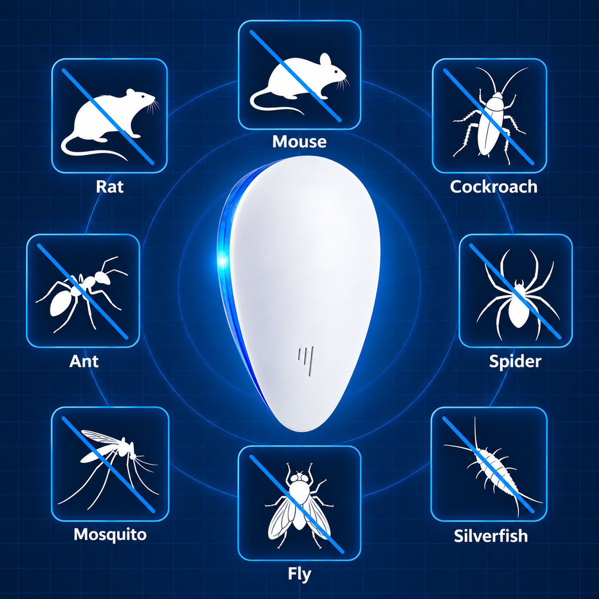 Urban Glow HomeShield™ Ultrasonic Pest Repeller